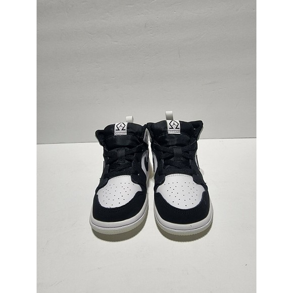 New Nike Air Jordan 1 Mid TD Diamond Shorts White DN4322-100 Toddler Size 7C - Picture 5 of 10